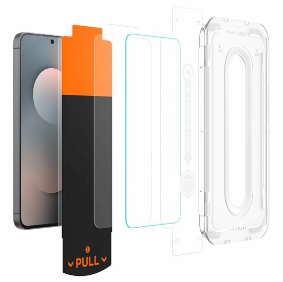 Spigen Glas.tR EZ Fit Pro Galaxy S25 FE screenprotector 2 pack