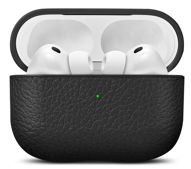 Woolnut Leather AirPods Pro 3 hoesje zwart