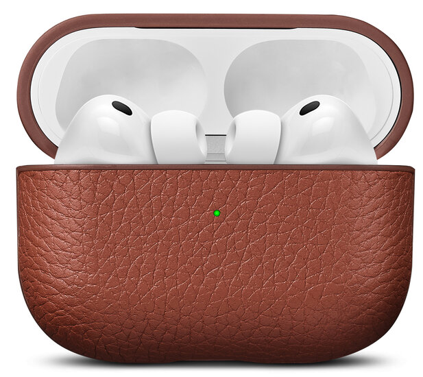 Woolnut Leather AirPods Pro 3 hoesje cognac