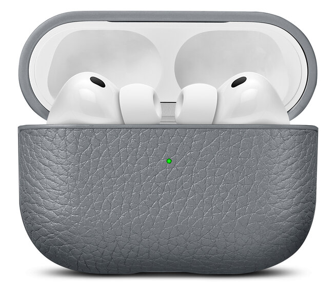 Woolnut Leather AirPods Pro 3 hoesje grijs