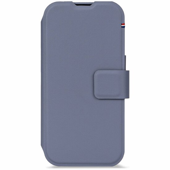 Decoded Textured Silicone 2 in 1 Wallet iPhone 17 Pro hoesje blauw