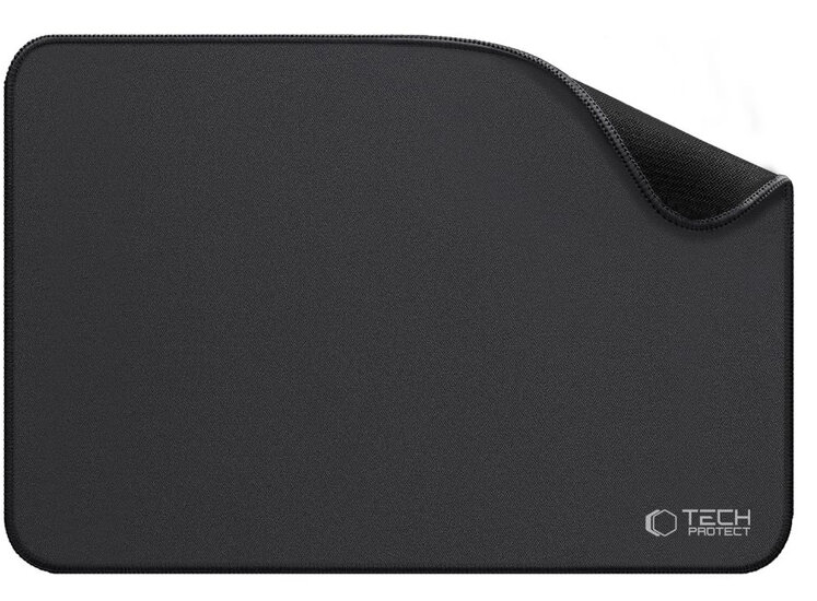 TechProtection universele muismat 35 x 25 cm zwart