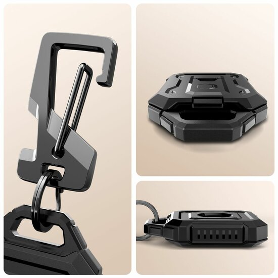 TechProtection Captain Pro AirTag hanger zwart