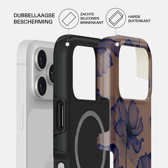 Burga Tough MagSafe iPhone 17 Pro hoesje velvet night