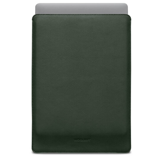 Woolnut Leather sleeve MacBook 13 inch hoesje Groen