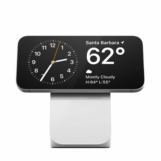 Nomad Stand One MagSafe 2 in 1 oplader zilver