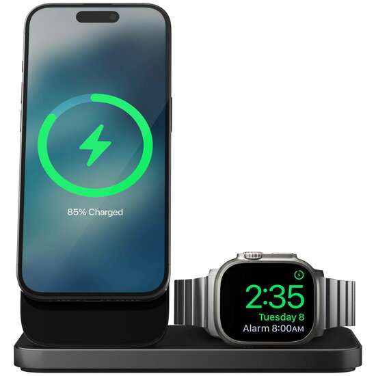 Nomad Stand One Max  3 in 1 25 watt MagSafe oplader carbide