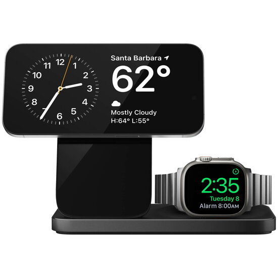 Nomad Stand One Max  3 in 1 25 watt MagSafe oplader carbide