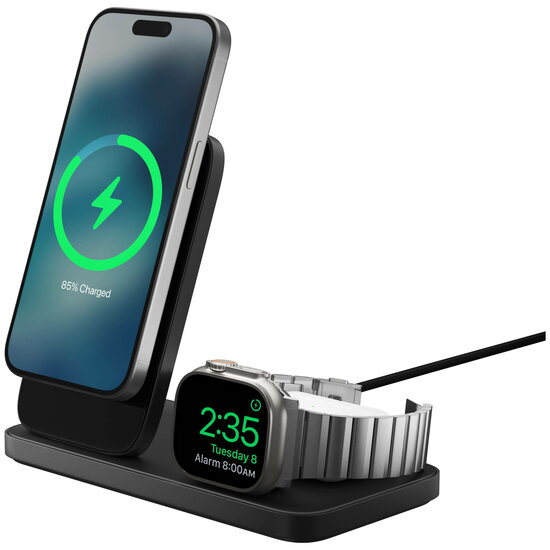 Nomad Stand One Max  3 in 1 25 watt MagSafe oplader carbide