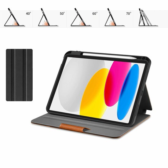 TechProtection Fleece iPad 11 inch hoesje bruin