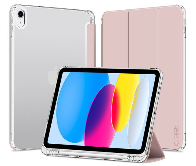 TechProtection Pencil Hybrid iPad 11 inch / iPad&nbsp;10,9 inch hoesje roze