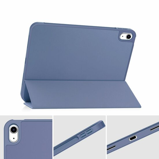 TechProtection Pencil iPad 11 inch / iPad 10,9 inch&nbsp;hoesje grijsblauw