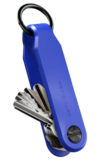 KeySmart Loop Blue sleutelhouder met sleutelhanger blauw