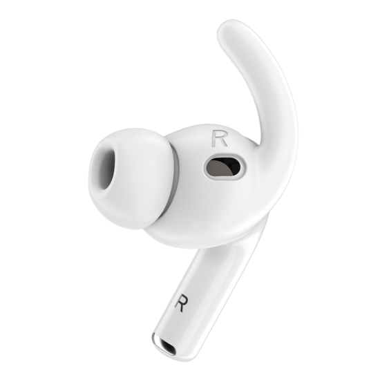 KeyBudz EarBuddyz Hooks AirPods Pro 3 oordopjes wit