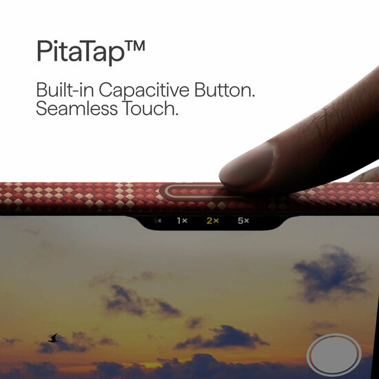 Pitaka Ultra Slim MagSafe iPhone 17 Pro Max hoesje gold red