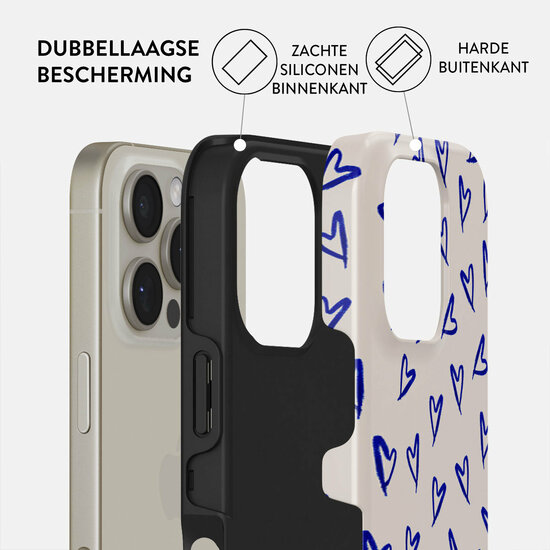 Burga Tough iPhone 16 Pro hoesje Love Me Right