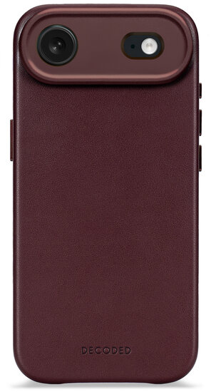 Decoded Leather backcover&nbsp;iPhone Air hoesje dark ruby