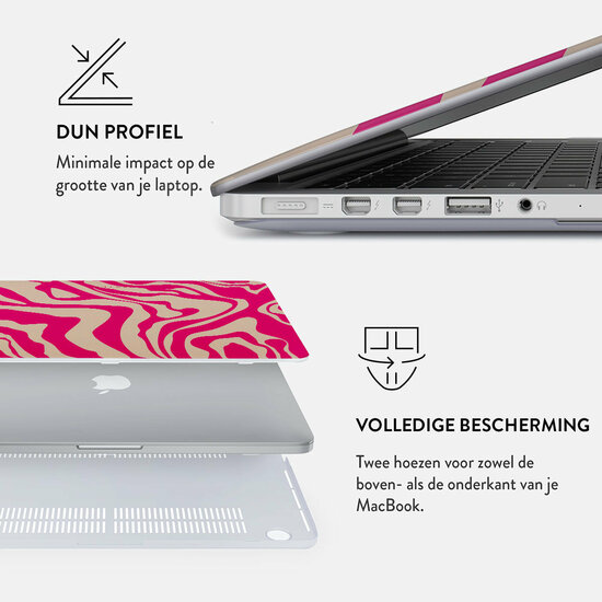 Burga MacBook Air 13,6 inch hardshell siren