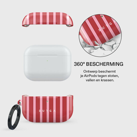 Burga Tough AirPods Pro 3 hoesje strawberry jam