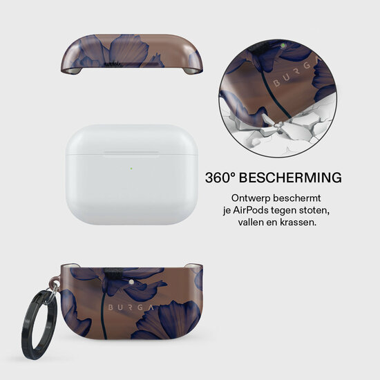 Burga Tough AirPods Pro 3 hoesje velvet night