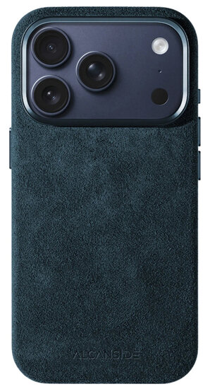 Alcanside Alcantara iPhone 17 Pro Max hoesje navy
