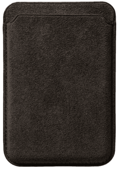 Alcanside Alcantara MagSafe Wallet kaarthouder chocolate bruin
