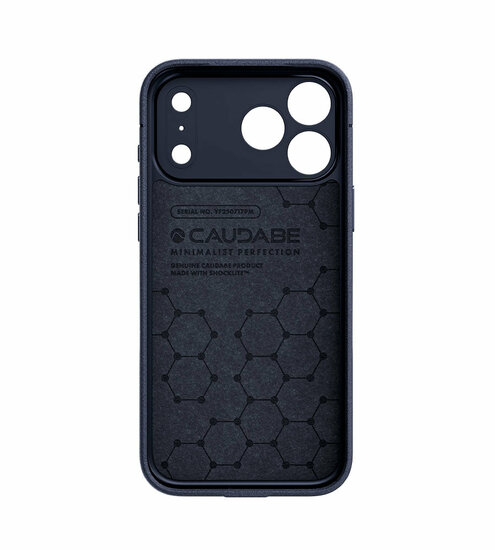 Caudabe Sheath MagSafe 17 Pro hoesje blauw