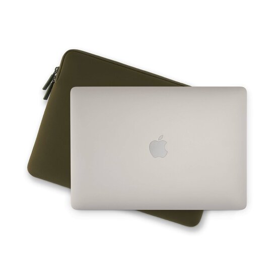 Pipetto Classic MacBook Pro 14 inch / MacBook Air 13,6 inch sleeve dark green