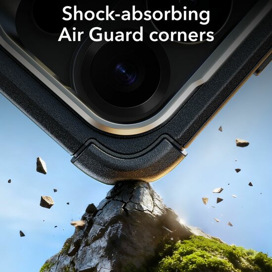 ESR Cyber Though Kickstand MagSafe Galaxy S26 Ultra hoesje zwart