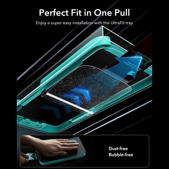 ESR UltraFit Galaxy S26 Ultra glazen screenprotector 2 pack