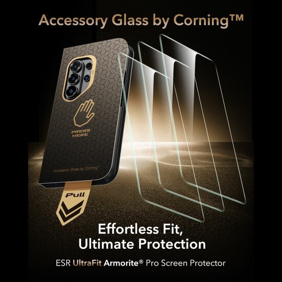 ESR UltraFit Armorite Pro Galaxy S26 Ultra glazen screenprotector