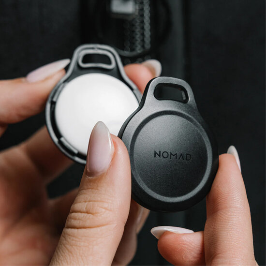 Nomad Rugged AirTag 1 / 2 houder en sleutelhanger