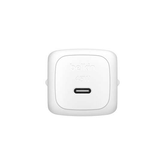 Belkin BoostCharge USB-C 45 watt GaN oplader wit met USB-C kabel