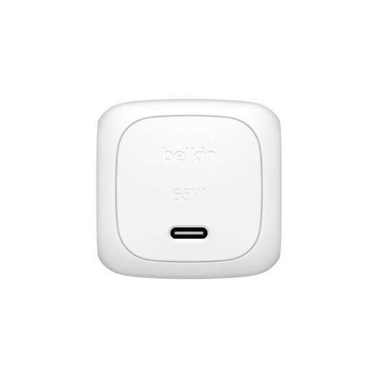 Belkin BoostCharge USB-C 65 watt GaN oplader wit