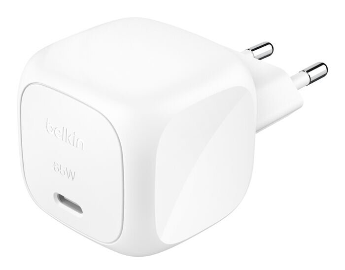 Belkin BoostCharge USB-C 65 watt GaN oplader wit