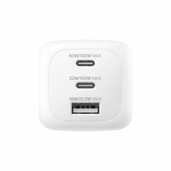 Belkin BoostCharge Pro 100 watt USB-C GaN oplader met reisset
