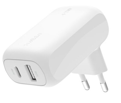 Belkin BoostCharge 42 watt USB-C GaN oplader met USB-C en USB-A