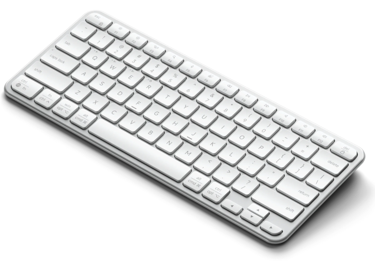 Satechi EX1 Slim 4 in1 draadloos bluetooth toetsenbord zilver