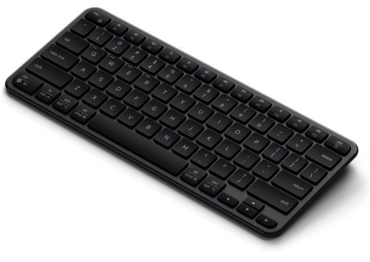 Satechi EX1 Slim 4 in1 draadloos bluetooth toetsenbord zwart