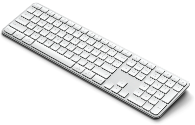 Satechi EX3 Slim 4 in1 draadloos bluetooth toetsenbord zilver