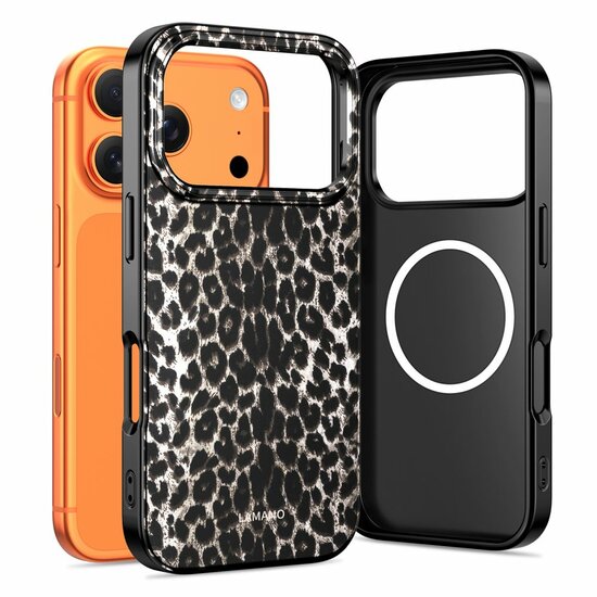 TechProtection MagSafe iPhone 17 Pro hoesje leopard