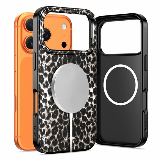 TechProtection MagSafe iPhone 17 Pro Max hoesje leopard