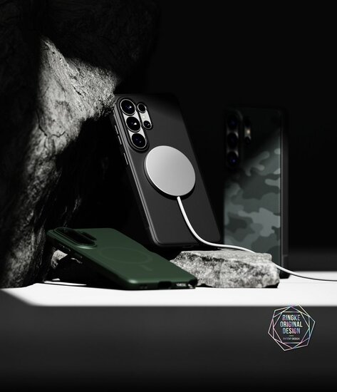 Ringke Onyx MagSafe Galaxy S26 Ultra hoesje zwart