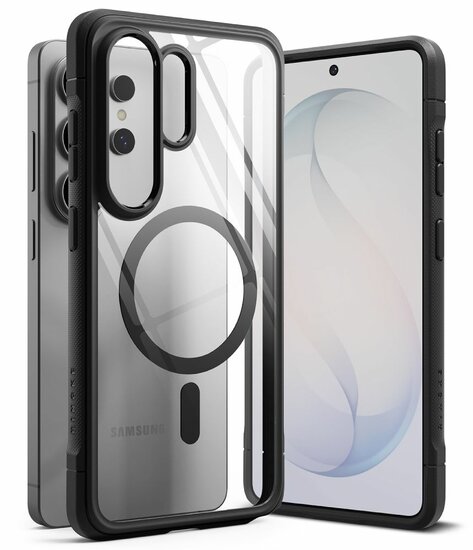 Ringke Fusion MagSafe Galaxy S26 Ultra hoesje zwart