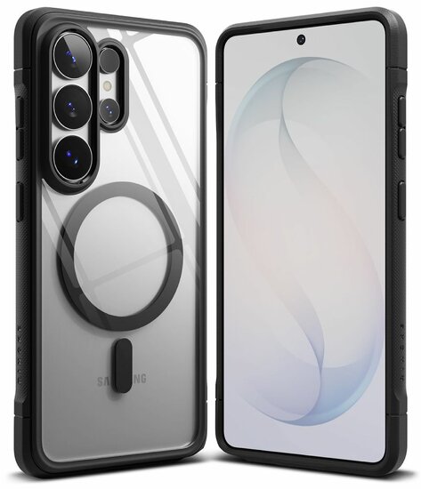 Ringke Fusion MagSafe Galaxy S26 Ultra hoesje zwart