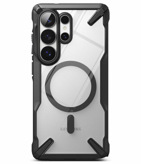 Ringke Fusion X MagSafe Galaxy S26 Ultra hoesje zwart