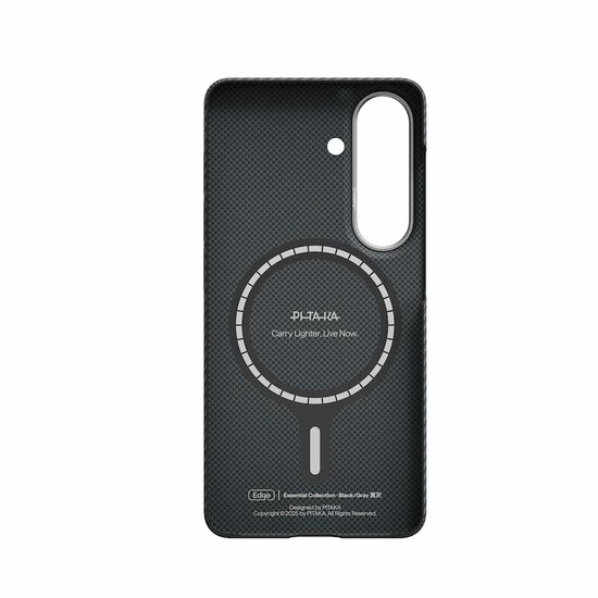 Pitaka Edge MagSafe Galaxy S26 hoesje zwart