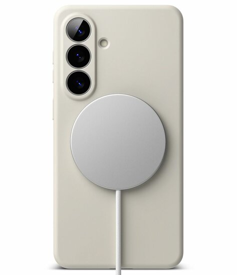 Ringke MagSafe Silicone Galaxy S26 hoesje stone
