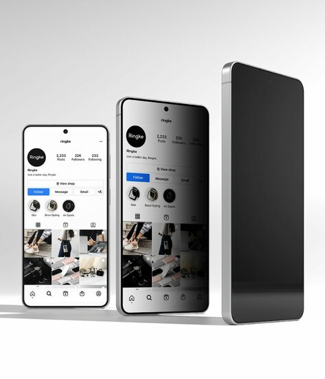 Ringke Easy Slide Privacy Galaxy S26 glazen screenprotector 2 pack