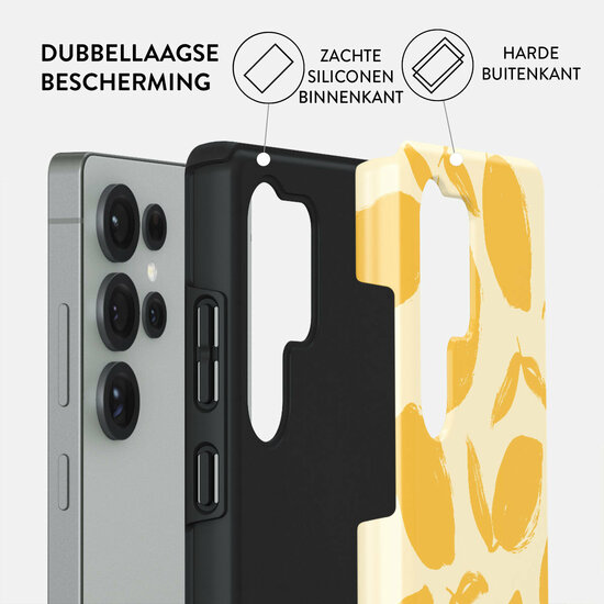 Burga Tough MagSafe Galaxy S26 Ultra hoesje lemon tart